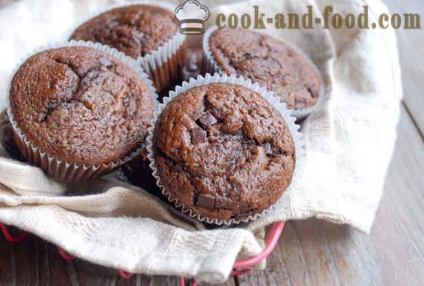 Sjokolade muffins - en trinnvis oppskrift
