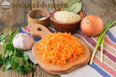 Vegetabilsk gryte med ris og kylling