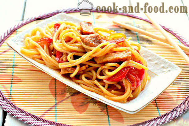 Spaghetti med kjøtt - Hvordan lage pasta med kjøtt