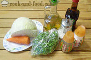 Vitamin salat av kål og gulrot