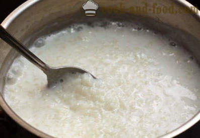 Melk risengrynsgrøt - Trinnvis oppskrift