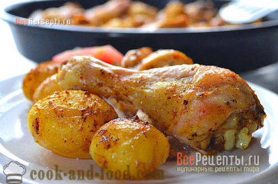 Kyllinglår med poteter i ovnen