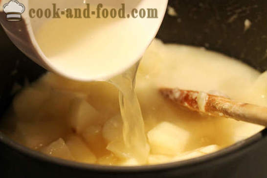 Potet suppe med hvitløk