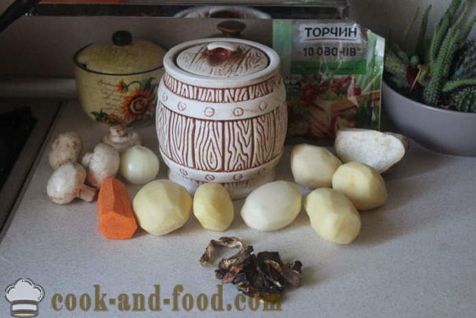 Zakarpattia suppe av hvite sopp - hvordan du koker suppe med hvite sopp velsmakende, med en trinnvis oppskrift bilder