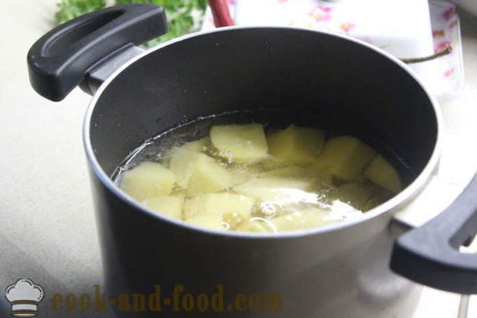 Vermicelli suppe med kylling og poteter - hvordan å forberede en deilig potet suppe med nudler og kylling, med en trinnvis oppskrift bilder