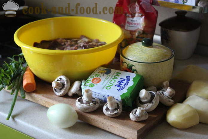 Suppe med kylling leveren - hvordan du koker suppe med leveren, en trinnvis oppskrift bilder