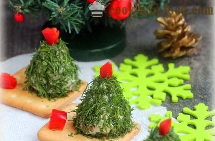 Kald forrett juleball - hvordan å lage mat og pynte snacks Balls nyttår