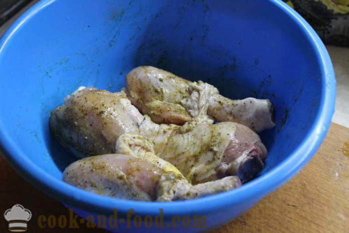 Fylt kylling drumstick i ovnen - hvordan å lage en deilig kyllinglår, en trinnvis oppskrift bilder
