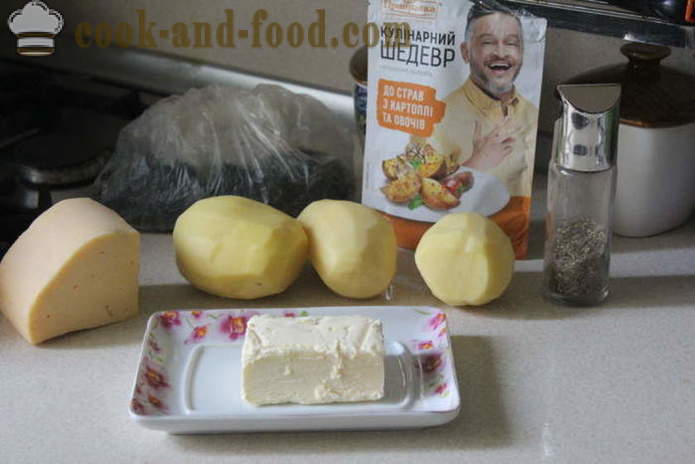 Bakt potet med ost - så deilig å koke potetene i ovnen, med en trinnvis oppskrift bilder