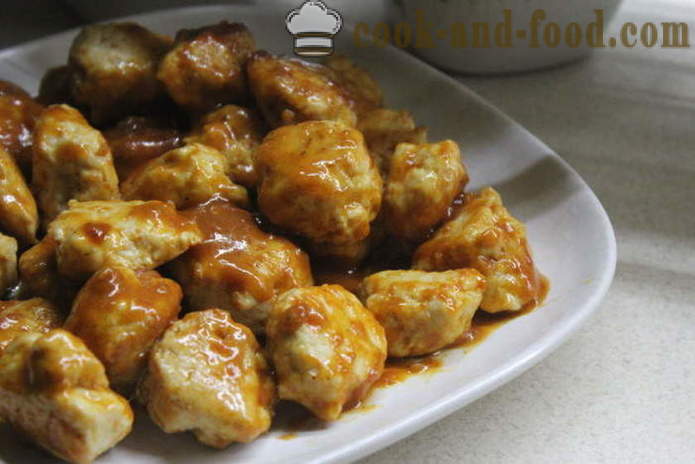 Mitboly Chicken - hvordan å lage kjøttboller i saus, trinn for trinn bilde-oppskrift saus mitbolov