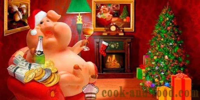 Jule cocktails og drinker i 2019 Year of the Pig - hva drikker for å drikke på nyttårsaften 2019 nyttårs oppskrifter: alkoholholdige og myk for barn og gravide