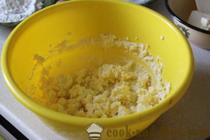 Pear pai deig - hvordan å bake en kake med pærer, vaniljesaus og sufflé i ovnen, med en trinnvis oppskrift bilder