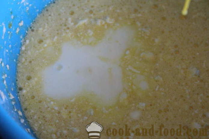 Deilig aprikos kake med kefir - hvordan å lage aprikos kaken i ovnen, med en trinnvis oppskrift bilder