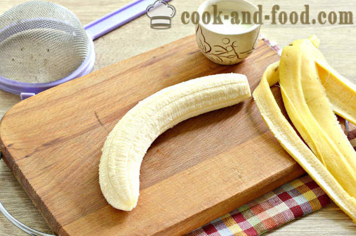 Mashed bananer i en blender for spedbarn - hvordan du koker most banan å lokke, en trinnvis oppskrift bilder