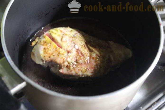 Saftig kyllingbryst bakt i ovn med rømme - hvordan å lage en deilig kyllingbryst, en trinnvis oppskrift bilder