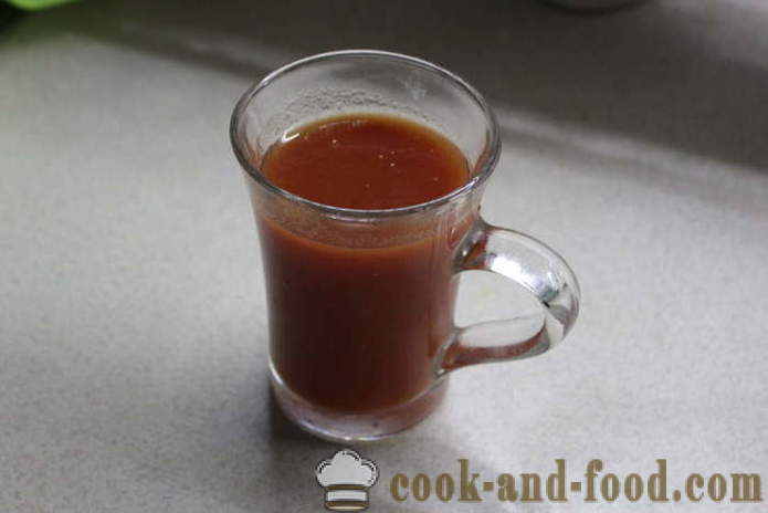 Linsesuppe med sopp og tomatjuice - Hvordan lage linsesuppe med tomat, steg for steg oppskrift bilder
