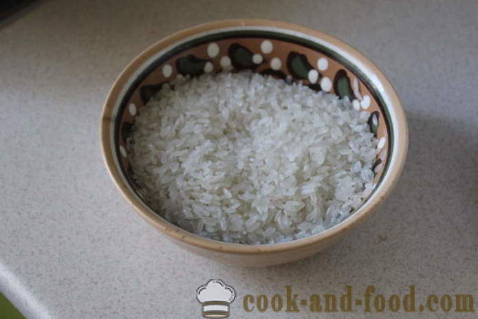 Deilig ris med reker i Thai - hvordan å koke ris med sjømat, en trinnvis oppskrift bilder