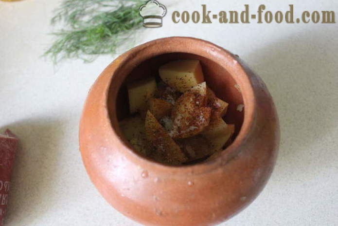 Poteter i potten i ovnen - så deilige bakte poteter i potten, med en trinnvis oppskrift bilder