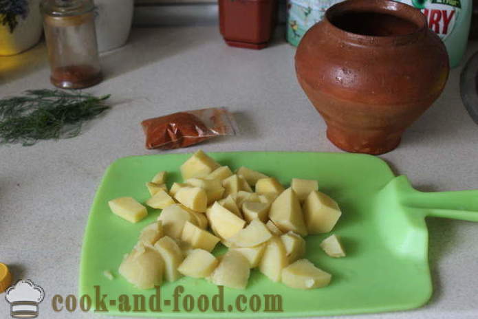 Poteter i potten i ovnen - så deilige bakte poteter i potten, med en trinnvis oppskrift bilder