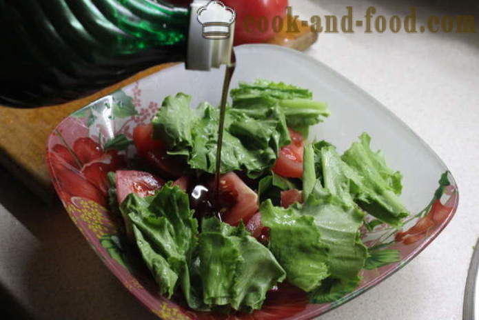 Deilig salat med arugula og tomater - hvordan å forberede en salat av arugula, en trinnvis oppskrift bilder