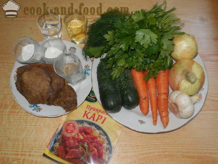 Salat med kjøtt i koreanske med agurk og gulrøtter - hvordan du koker kjøttet i koreansk, en trinnvis oppskrift bilder