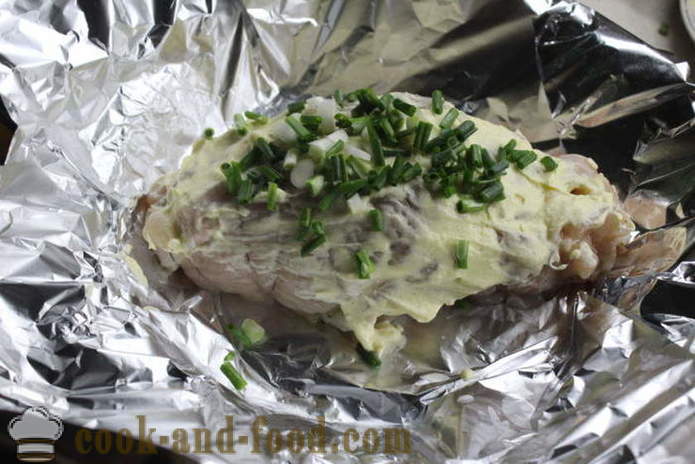Hjemmelaget kyllingrull fylt med spinat - hvordan å lage ruller av kyllingbryst i ovnen, med en trinnvis oppskrift bilder
