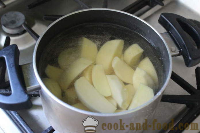 Poteter med paprika og hvitløk - hvordan å lage deilige poteter med paprika, en trinnvis oppskrift bilder