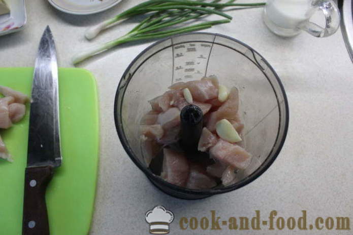 Kjøttkaker suppe av kvernet kylling - hvordan å lage kjøttkaker fra kjøttdeig suppe, en trinnvis oppskrift bilder