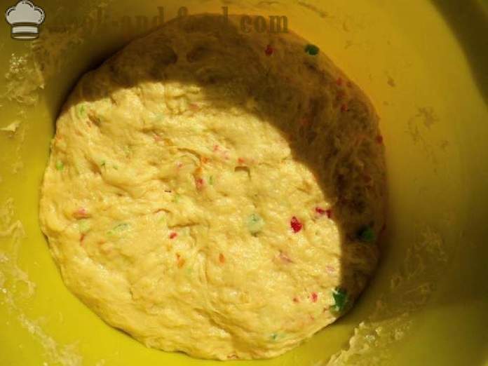 Safran kake med glasur protein - hvordan å lage en kake med glasur, en trinnvis oppskrift bilder