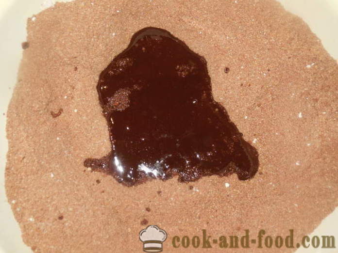 Hjemmelaget sjokoladekake med kondensert melk poteter - hvordan å lage en kake poteter, steg for steg oppskrift bilder