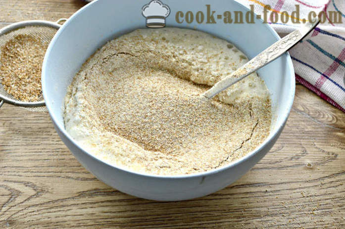Deilig deig for kaker og paier i ovnen - Hvordan lage en gjærdeig fra hele hvetemel, poshagovіy oppskrift med bilde
