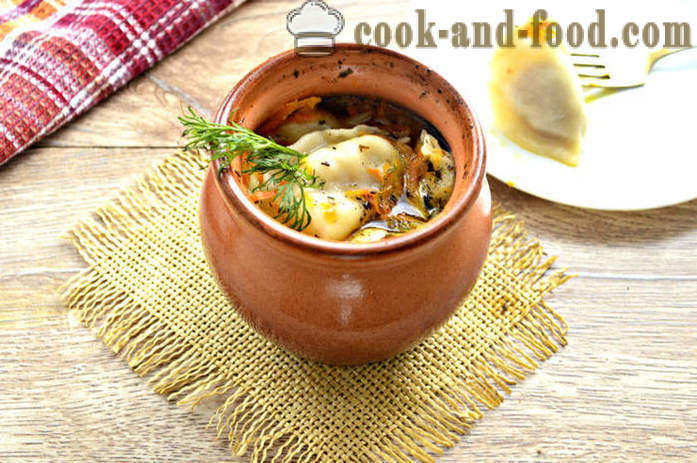 Dumplings bakt i en pott - som dumplings bakt i ovnen i en gryte, med en trinnvis oppskrift bilder