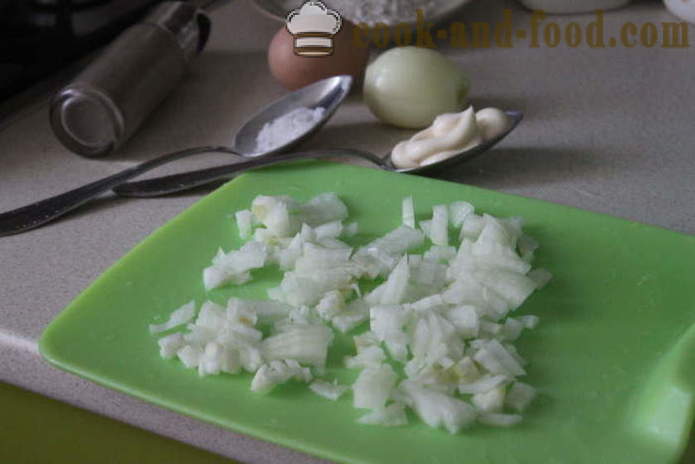 Koteletter av kyllingbryst med majones og løk Marsipan