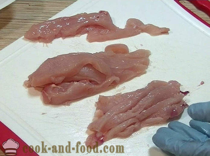 Kyllingbryst i kinesisk soyasaus - hvordan du koker kylling i en kinesisk saus, en trinnvis oppskrift bilder