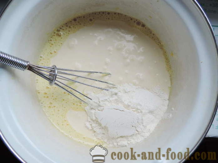 Vaniljesaus med rømme - hvordan å lage kremet vaniljesaus-krem, en trinnvis oppskrift bilder