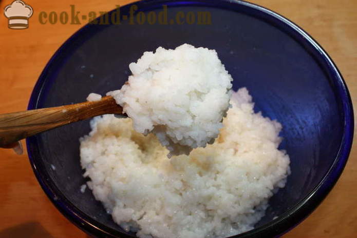 Best sushi ris med ris eddik - hvordan å lage ris til sushi hjemme, trinnvis oppskrift bilder