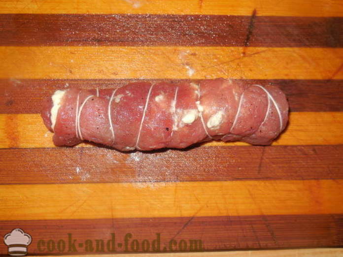 Kjøtt fingrene stappet i ovnen - hvordan å gjøre kjøtt svinekjøtt fingrene, steg for steg oppskrift bilder