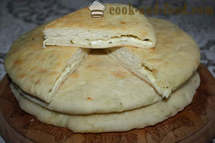 Ualibah ost - hjemmelagde paier ossetiske hvordan du koker ossetiske ost pai, med en trinnvis oppskrift bilder
