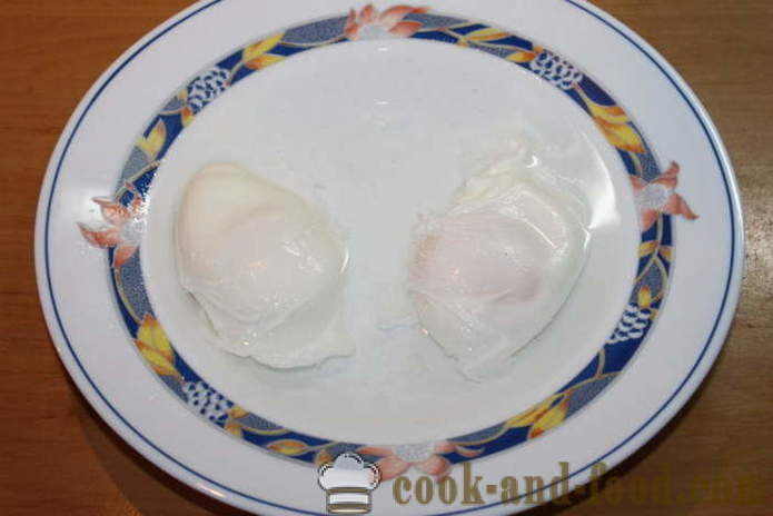 Egg kokt i vann - hvordan å lage et posjert egg hjemme, trinnvis oppskrift bilder