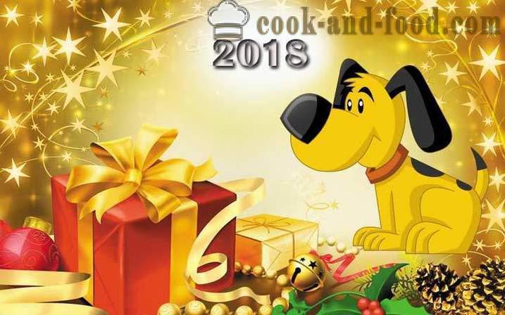 Servering og bord dekorasjon på nyttårsaften 2018 - ideen om hvordan du kan dekorere julebordet på året of the Dog med sine egne hender