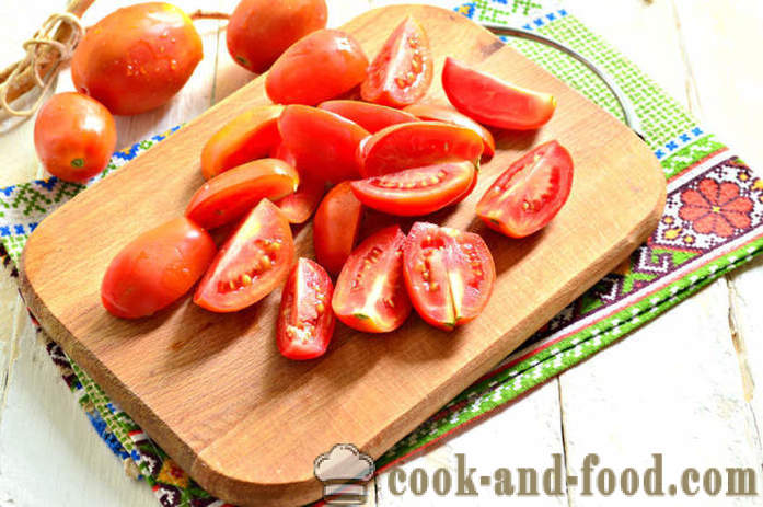 Hjem hrenoder klassisk - hvordan å lage hrenoder hjemme, steg for steg oppskrift hrenodera med tomater og hvitløk