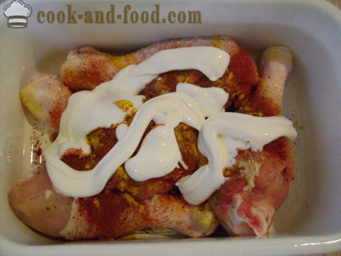 Bakte kyllinglår - hvordan å lage en deilig kyllinglår i ovnen, med en trinnvis oppskrift bilder