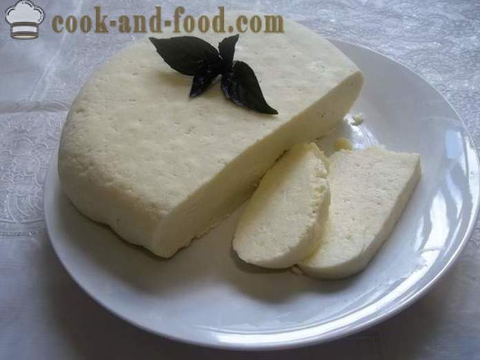 Ost ost fra melk hjemme - hvordan å lage ost hjemme, trinnvis oppskrift bilder