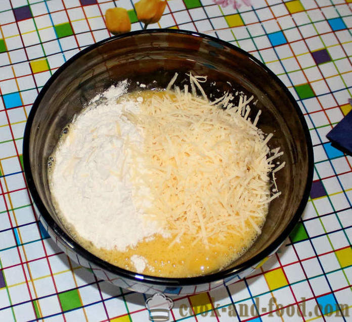 Enkel ostekake batter for fisk, koteletter, kylling, blomkål eller squash - hvordan å lage ost batter, med en trinnvis oppskrift bilder