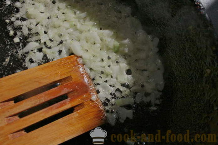 Hjemmelaget kjøttkraft risotto med vin - hvordan å lage risotto hjemme, trinnvis oppskrift bilder