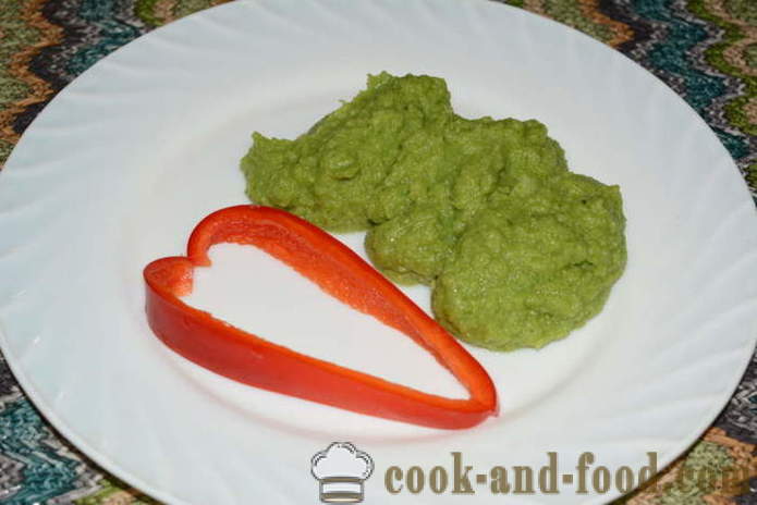 Deilig grønnsakspuré fra frossen brokkoli - hvordan du koker brokkoli puré, en trinnvis oppskrift bilder