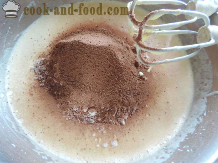 Hjemmelaget sjokolade sprø vafler - hvordan å lage vafler i et vaffeljern, en trinnvis oppskrift bilder