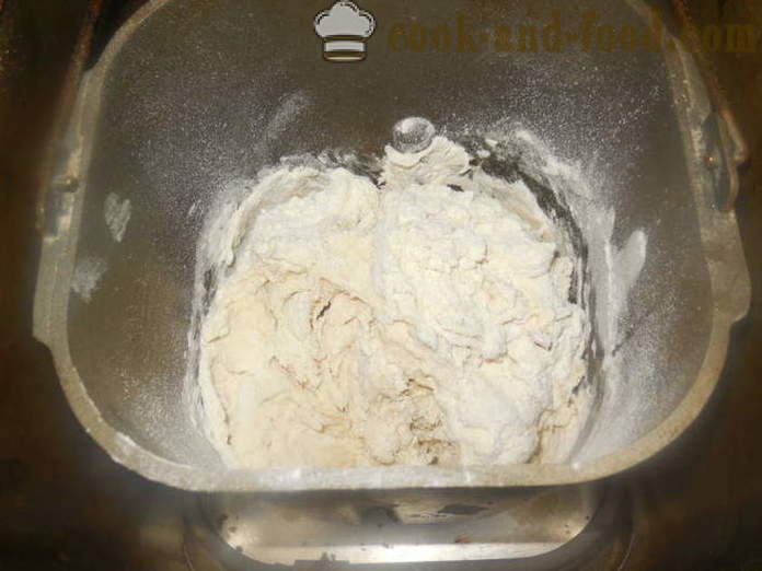 OST brød på serum brød maker - hvordan å bake brød i brødbakemaskinen med kremost på et serum, en trinnvis oppskrift bilder