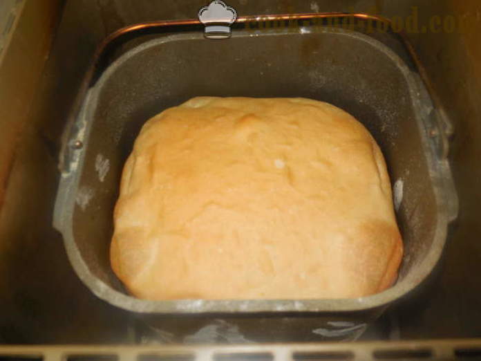 OST brød på serum brød maker - hvordan å bake brød i brødbakemaskinen med kremost på et serum, en trinnvis oppskrift bilder