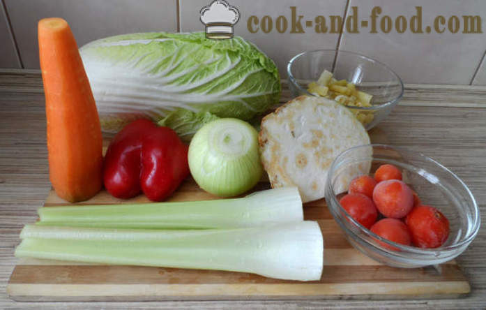 Selleri suppe for vekttap - hvordan å forberede suppe av selleri å miste vekt, trinnvis oppskrift bilder